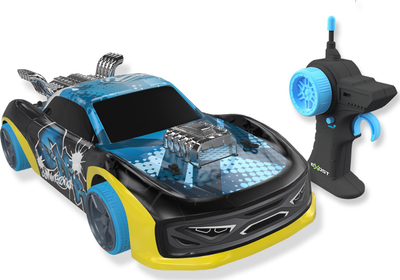 Makina lodër me telekomandë Exost Xmoke, shkallë 1:14, radio kontroll, blu