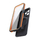 Kuti mbrojtëse Telesin Waterproof MagSafe për iPhone 15 Pro Max, IP68, set 2 copë, e zezë