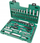 Set çelësa me koka SATA XXL 09013, 86 copa, 1/4" dhe 1/2", me kuti plastike jeshile