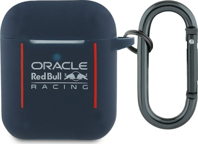 Заштитна маска за AirPods 1 2 Red Bull, силикон, темно сина