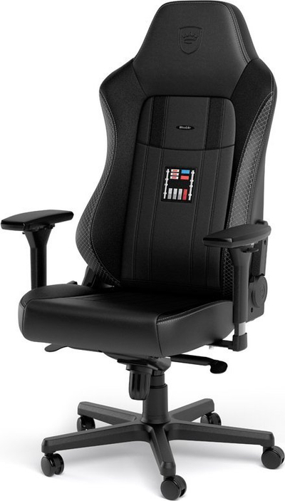 Karrige gaming noblechairs HERO Darth Vader Edition, ergonomike, lëkurë PU, e zezë