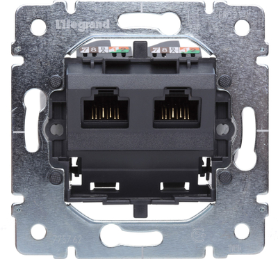 Prizë rrjeti Legrand DAE 8/8, RJ45 UTP, Cat 5, e bardhë