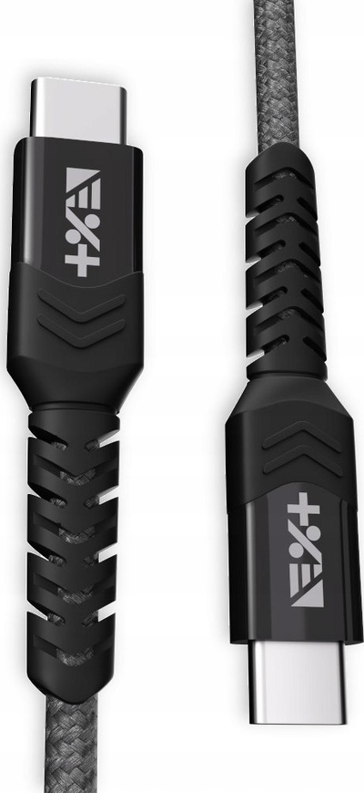 Kabllo USB NEXT ONE NEX CO CL 5, USB C në USB C, 1.2 m, e zezë