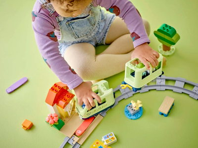 Lodër tren LEGO DUPLO Interactive Adventure Train, set ndërtimi, shumëngjyrësh