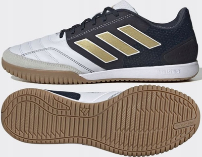 Këpucë futsalli Adidas Top Sala Competition IN IG8762 për burra, me taban gome për në palestër, bardh e zi