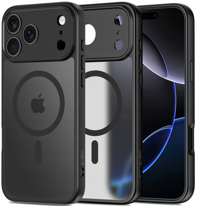 Mbulesë telefoni Tech-Protect BasicMag MagSafe për iPhone 17 Pro Max, matte, e zezë