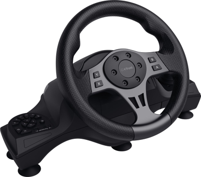 Timon lojërash Trust GXT 289 Movi, USB, me pedale, i zi