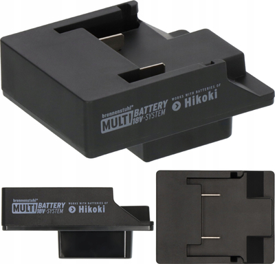 Adapter baterie Brennenstuhl Hikoki 1172640081, Multi Battery 18V, për prozhektorë LED, i zi