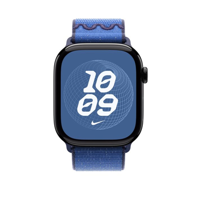 Apple Watch 46mm Loop, Blue Ribbon Nike Sport Loop