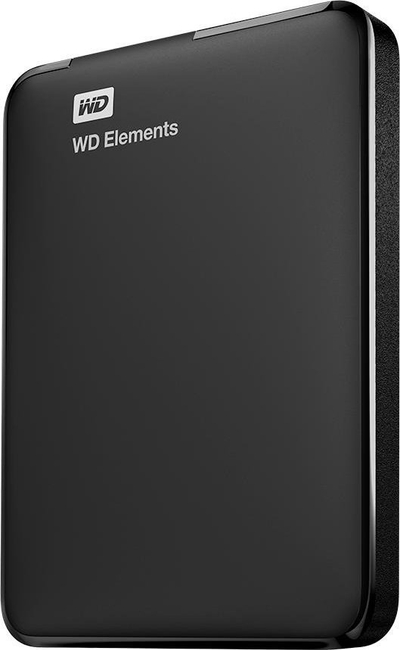 Hard disk i jashtëm WD Elements, 2TB, USB 3.0, i zi