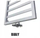 Radiator banjoje Hydroland Natsumi, 1240x530 mm, i bardhë