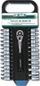Set çelësash HONITON H1127, 1/4", 27 copa, i zi