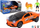 Makina lodër Street Madness Sport Car Pro Kids, me bateri, portokalli