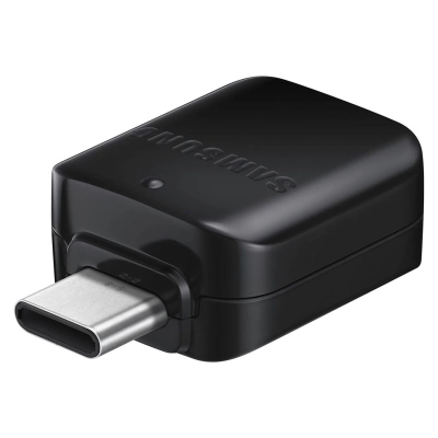 Adapter USB Samsung GH98-41289A, USB C në USB A, OTG, i zi