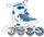 Rollera Spokey Inline Tony WH / NV, Nr. 30-33, të bardha / kaltra