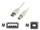Kabllo USB VALUE 2.0 Type A në B, 0.8m, 480 Mbit/s, e bardhë