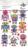 Ngjitësa 3D Titanum Convex Robots, set 14 copë, shumëngjyrëshe
