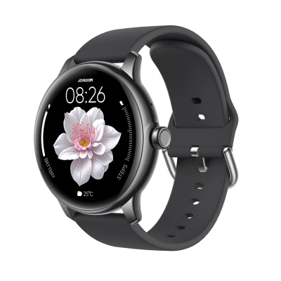 Smartwatch Joyroom JR-FC1 Classic Series, IP68, Bluetooth 5.3, gri e errët