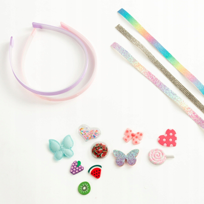 Set kreativ KIDEA për shirita flokësh, 2 shirita