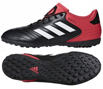 Atlete futbolli Copa Tango 18.4 TF, të zeza / të kuqe, masa 46 2/3 (CP8975)