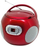 Radio CD boombox Soundmaster SCD2120RO, FM, dalje 3.5 mm, e kuqe