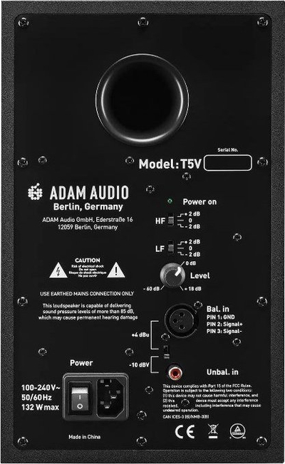 Boxe studio ADAM Audio T5V, monitor aktiv, 5", e zezë