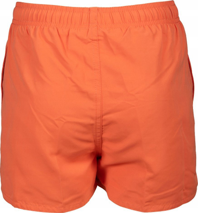 Shorce plazhi për çuna Arena Beach Short Logo R, poliester i ricikluar, tharje e shpejtë, portokalli