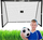 Portë futbolli për fëmijë, 300x200x120cm, metalike, e zezë