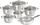 Set tenxheresh Berlinger Haus Silver Jewellery BH/6661, 12 copë, çelik inox, ngjyrë argjendi