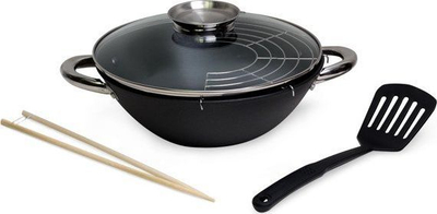 Tenxhere me kapak Kamille Teflon, 28 cm, e zezë