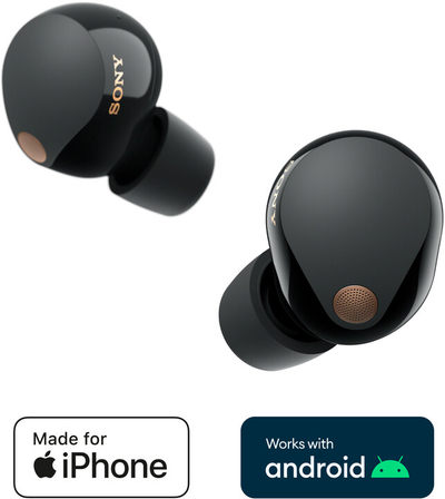 Dëgjuese Sony Noise Cancelling WF-1000XM5, të zeza