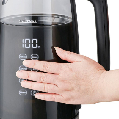 Електричен чајник Eldom NEVO C530, 1.7L, 2200W, стакло