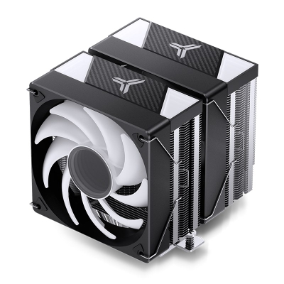 Ftohës CPU Jonsbo CR-3000, dual tower, 2x 120mm ARGB, i zi