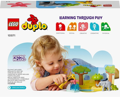 Set lodër LEGO® DUPLO® 10971 Wildlife of Africa, 10 pjesë
