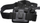 Mbajtëse trupi për kamera Axis TW1105 Harness Centre Mount, set me 5 copë, e zezë