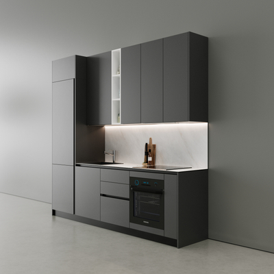 Kuzhinë IMMIGRAND SYSTEMS, Lineare, Graphite