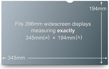 Filtër privatësie 3M BSF39.6W, 15.6", për laptop, i zi