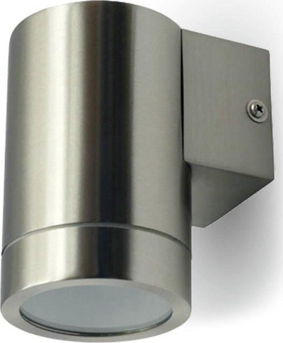Aplike muri V-TAC Down, GU10, IP44, çelik inoks