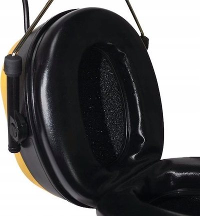 Mbrojtëse dëgjimi Dewalt Premium Wireless me Bluetooth, 31 dB SNR, verdh e zez