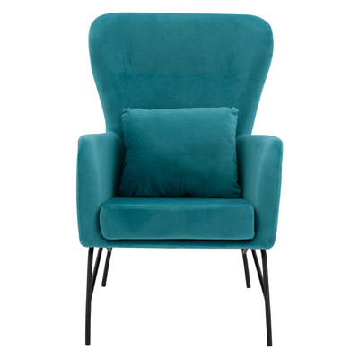 Poltron Berzer HM8721, kadife, 67x80x102 cm, turquoise