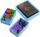 Organizues për letra lojrash Character Silo Card Add-on, 3 tabaka, plastikë, blu shumëngjyrëshe