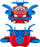 Lodër makinë Spidey and Friends Flip and Jet SNF0080, transformuese, shumëngjyrëshe