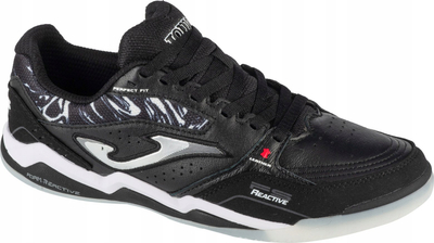 Këpucë futsalli Joma FS Reactive 2501 IN, lëkurë natyrale, për brenda, të zeza, nr 45