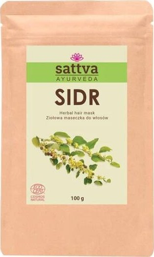 Pluhur bimor për flokë Sattva Ayurveda SIDR, Ziziphus spina christi, 100%
