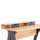Tavolinë pune Rexin HM18290, melaminë 120x59x85.5 cm, sonoma me gri