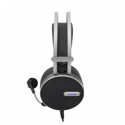Kufje gaming White Shark GH-2043 Coyote, LED, Mic, kabllo, të zeza