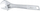 Çelës i rregullueshëm GEKO G10218, 10" 250mm, metalik