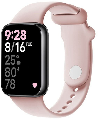 Rrip silikoni FIXED Silicone Strap për Xiaomi Redmi Watch 5/4 dhe Smart Band 9 Pro/8 Pro, i rregullueshëm, rozë