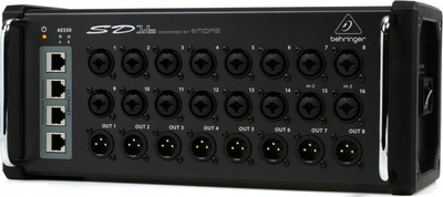 Stagebox digjital Behringer SD16, 16 hyrje MIDAS, 8 dalje XLR, ngjyrë e zezë