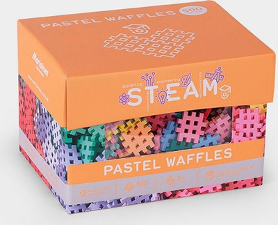 Lodra blloqe ndërtimi Marioinex Waffle mini pastel, 500 pjesë, plastikë